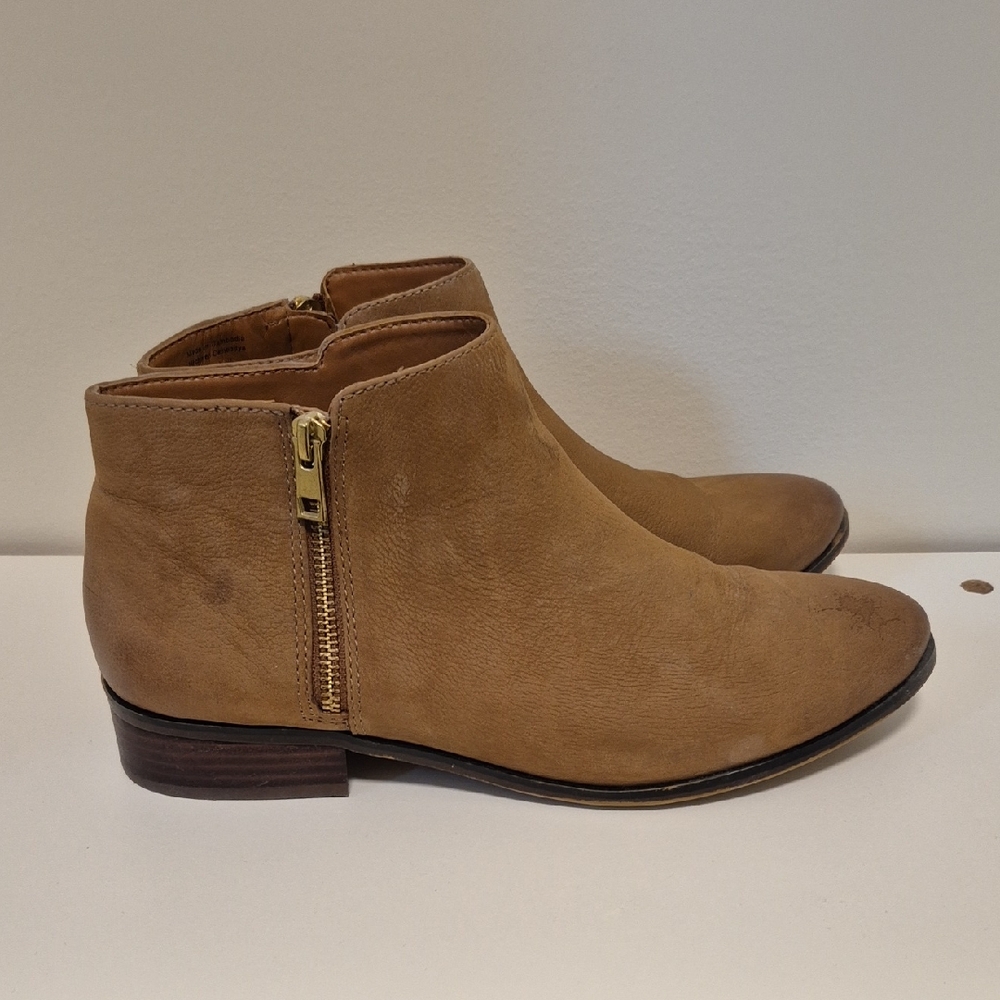 Aldo Tan Leather Ankle Boots